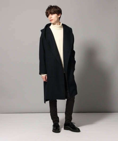 HARE(ハレ)の「タートルスムースニットソー(HARE)(ニット/セーター・メンズ・ホワイト/ブラウン/ワインレッド/ブラック・SMALL/LARGE/MEDIUM)」の6枚目の写真