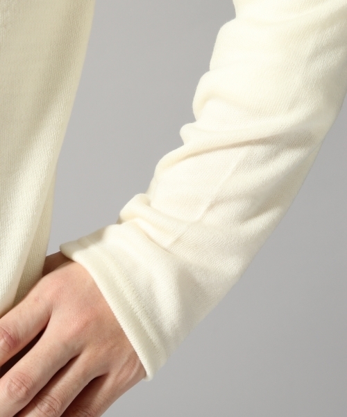 HARE(ハレ)の「タートルスムースニットソー(HARE)(ニット/セーター・メンズ・ホワイト/ブラウン/ワインレッド/ブラック・SMALL/LARGE/MEDIUM)」の13枚目の写真