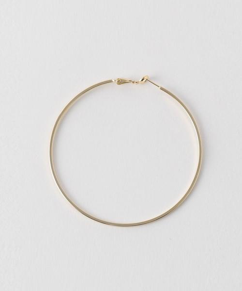 Another Edition（アナザーエディション）の「メタルフープ　ピアス（ピアス（両耳用）・レディース・ゴールド/シルバー・FREE）」の3枚目の写真