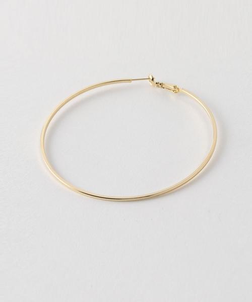 Another Edition（アナザーエディション）の「メタルフープ　ピアス（ピアス（両耳用）・レディース・ゴールド/シルバー・FREE）」の5枚目の写真