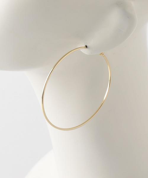 Another Edition（アナザーエディション）の「メタルフープ　ピアス（ピアス（両耳用）・レディース・ゴールド/シルバー・FREE）」の6枚目の写真