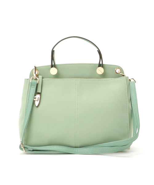 laboratory work（ラボラトリーワーク）の「ヌバック2WAYハンドバック（ハンドバッグ・レディース・レッド/ミント/グレイッシュベージュ・フリー）」の14枚目の写真