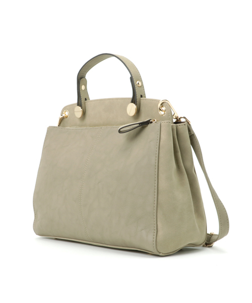 laboratory work（ラボラトリーワーク）の「ヌバック2WAYハンドバック（ハンドバッグ・レディース・レッド/ミント/グレイッシュベージュ・フリー）」の11枚目の写真