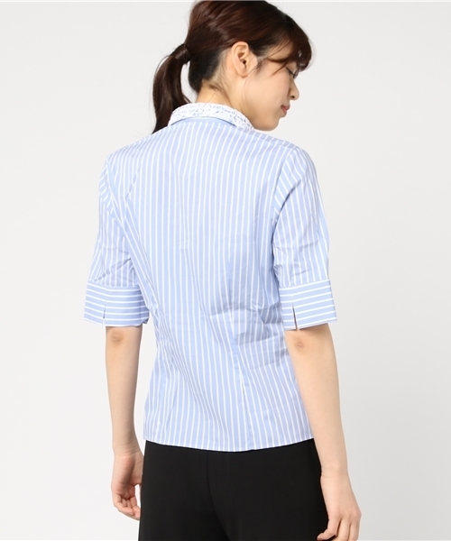 NARACAMICIE（ナラカミーチェ）の「ミラノストライプレースコンビ