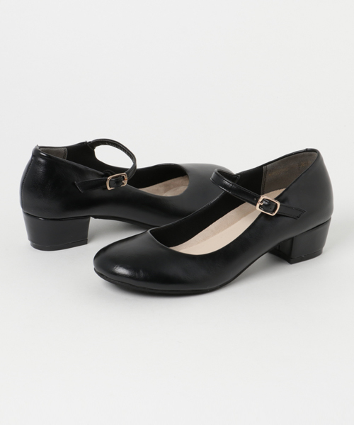 byあしながおじさん（バイアシナガオジサン）の「〈byあしながおじさん〉　ストラップパンプス（パンプス・レディース・ワイン/ブラック系その他/ベージュ/ブラック/クリアブラック/レッド/アッシュ/ワインレッド/クリアレッド/ライトベージュ/グリーン・24.0cm/22.5cm/24.5cm/23.5cm/23.0cm）」の17枚目の写真