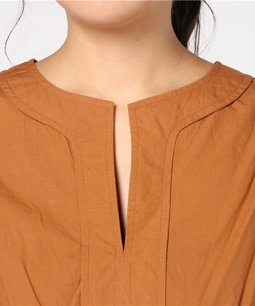 plage（プラージュ）の「NE QUITTEZ PAS リボンシャツ◆（シャツ/ブラウス・レディース・キャメル・FREE）」の8枚目の写真