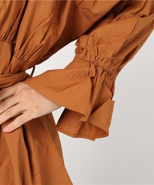 plage（プラージュ）の「NE QUITTEZ PAS リボンシャツ◆（シャツ/ブラウス・レディース・キャメル・FREE）」の9枚目の写真