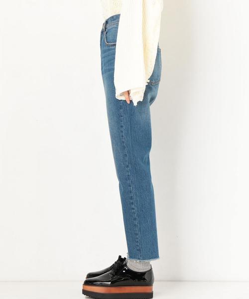 Another Edition（アナザーエディション）の「カットオフストレートDNM PT（デニムパンツ・レディース・ブラック/コバルトブルー・MEDIUM/SMALL）」の5枚目の写真