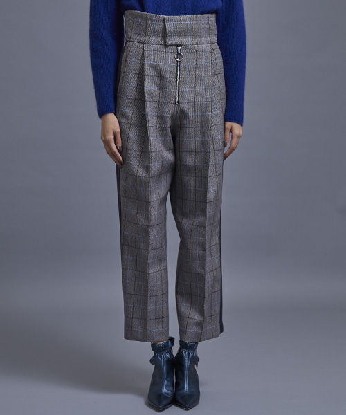 STUDIOUS(ステュディオス)の「【STUDIOUS】ハイウエストZIPサイドラインパンツ(その他パンツ・レディース・マルチ/ブラック/ベージュ・0/1)」の19枚目の写真