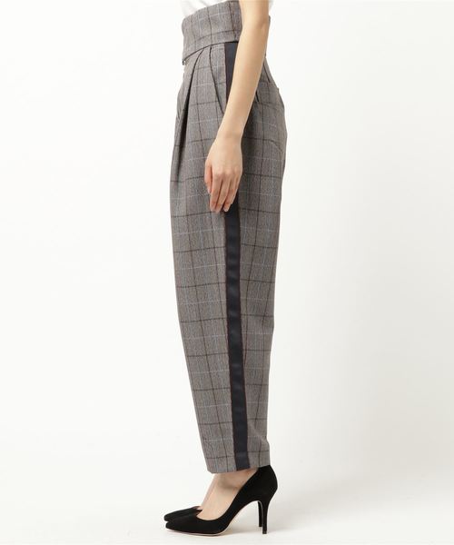 STUDIOUS(ステュディオス)の「【STUDIOUS】ハイウエストZIPサイドラインパンツ(その他パンツ・レディース・マルチ/ブラック/ベージュ・0/1)」の20枚目の写真