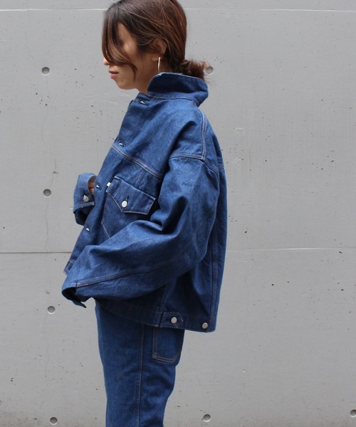 FRAMeWORK（フレームワーク）の「WESTOVERALLS 857B デニムジャケット◆（デニムジャケット・レディース・ネイビー・FREE）」の2枚目の写真