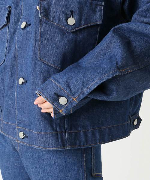 FRAMeWORK（フレームワーク）の「WESTOVERALLS 857B デニムジャケット◆（デニムジャケット・レディース・ネイビー・FREE）」の3枚目の写真