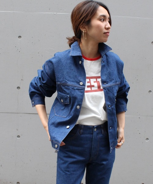 FRAMeWORK（フレームワーク）の「WESTOVERALLS 857B デニムジャケット◆（デニムジャケット・レディース・ネイビー・FREE）」の20枚目の写真