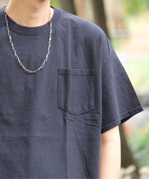 TOWNCRAFT（タウンクラフト）の「【WEB限定】TOWN CRAFT/タウンクラフト 6 OZ JERSEY POCKET SS TEE（Tシャツ/カットソー・メンズ・ライトグレー/ブラック/ネイビー/レッド/マルーン/ライトブルー/オレンジ・MEDIUM/LARGE/X-LARGE）」の22枚目の写真
