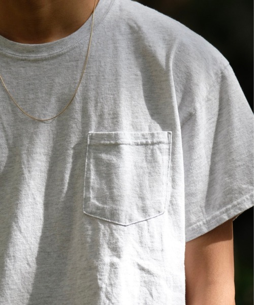 TOWNCRAFT（タウンクラフト）の「【WEB限定】TOWN CRAFT/タウンクラフト 6 OZ JERSEY POCKET SS TEE（Tシャツ/カットソー・メンズ・ライトグレー/ブラック/ネイビー/レッド/マルーン/ライトブルー/オレンジ・MEDIUM/LARGE/X-LARGE）」の17枚目の写真