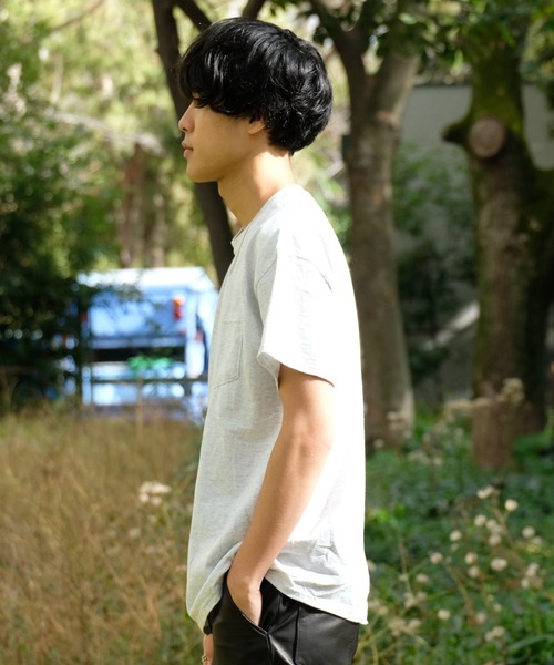 TOWNCRAFT（タウンクラフト）の「【WEB限定】TOWN CRAFT/タウンクラフト 6 OZ JERSEY POCKET SS TEE（Tシャツ/カットソー・メンズ・ライトグレー/ブラック/ネイビー/レッド/マルーン/ライトブルー/オレンジ・MEDIUM/LARGE/X-LARGE）」の16枚目の写真