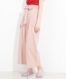 natural couture | フレンチリネンリボンベルトパンツ(その他パンツ)