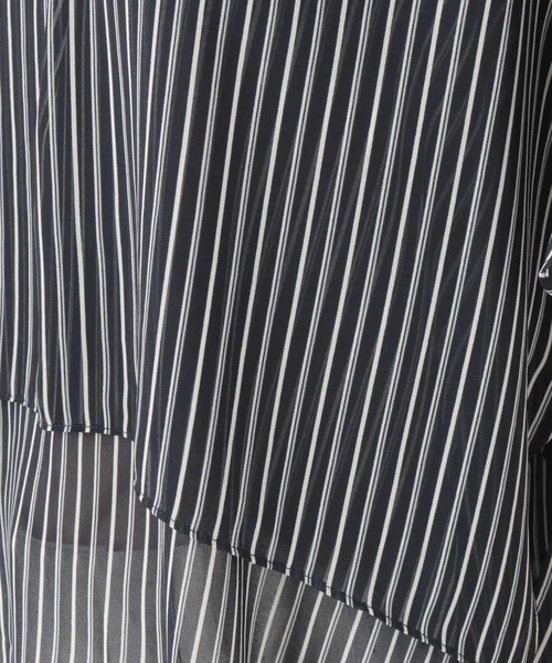 3way ストライプシフォンブラウス シャツ ブラウス ストライプシフォンブラウス Eubhd をセール価格で購入できます Ofuon 3way 洗濯機で洗える Ofuon オフオン のファッション Ofuon オフオン のシャツ ブラウス セール 人気大割引 の