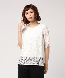 laboratory work | コードレースプルオーバー(Tシャツ/カットソー)