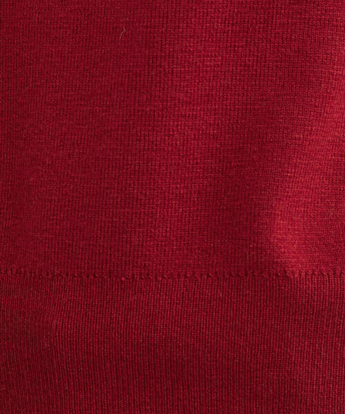 green label relaxing（グリーンレーベルリラクシング）の「KFC バッククロス ニット ◆（ニット/セーター・レディース・ダークグリーン/ベージュ/レッド・FREE）」の5枚目の写真