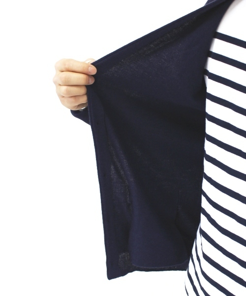 JOURNAL STANDARD（ジャーナルスタンダード）の「★R/N Vネックカーディガン_ #（カーディガン/ボレロ・メンズ・マスタード/ブラック/ネイビー/グレー・LARGE/MEDIUM）」の10枚目の写真