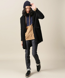 MIDWEST | DISCOVERED×MIDWEST別注 縮絨ロングジャケット(ステンカラーコート)