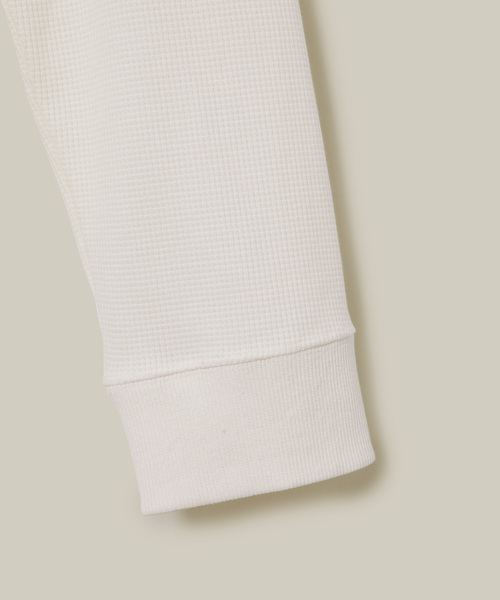 ADAM ET ROPE'(アダムエロペ)の「ワッフルレイヤードTシャツ(Tシャツ/カットソー・メンズ・ホワイト・L/M)」の5枚目の写真