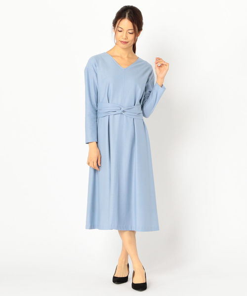 Nolley S ノーリーズ の ライトバランサーウエストねじりワンピース ワンピース Wear