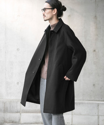 因子 打撃 効果的に ステン カラー コート 黒 メンズ N Zushi Jp