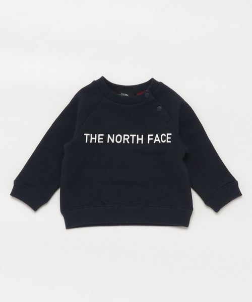 THE NORTH FACE（ザノースフェイス）の「ザ・ノース・フェイス ベビー ロゴスウェット / スウェットロゴクルー（スウェット・キッズ・ネイビー/グレー/イエロー・90/80/70）」の3枚目の写真
