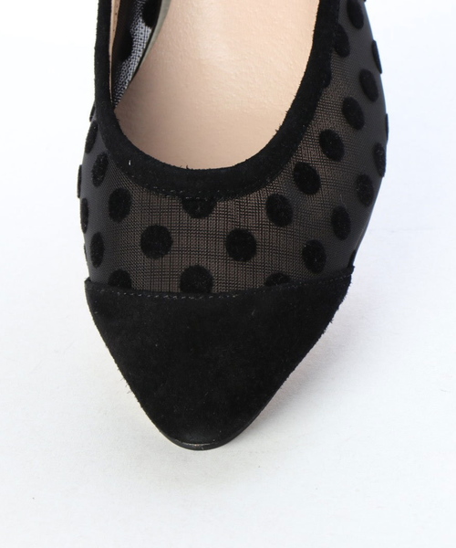 V SEVEN TWELVE THIRTY（ヴィセヴントゥエルヴサーティ）の「チュールパンプス（パンプス・レディース・ブラック×シルバー/グレー/レッド/ブラック系その他/ブラック・22.5cm/23.5cm/23cm/24.5cm/24cm）」の8枚目の写真