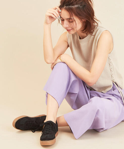MoonStar(ムーンスター)の「【別注】<MOONSTAR>∴GERMAN TRAINER ジャーマントレーナー スニーカー ◆(スニーカー・レディース・ブラック/オフホワイト・38h/37/38/39/36h/37h)」の9枚目の写真