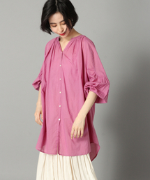 LOWRYS FARM | ボイルチュニックブラウス　829980(シャツ/ブラウス)