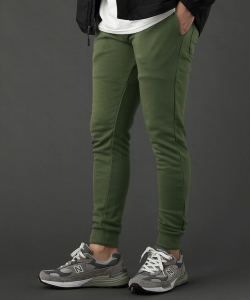 LIL VENDARS（リルヴェンダース）の「Buyer's Select/ストレッチ スキニー ジョガーパンツ スウェットパンツ イージーパンツ トラックパンツ リブパンツ  サイドライン ポンチ ウエストゴム（スウェットパンツ・メンズ・ホワイト/ブラック/ネイビー/グレー/カーキオリーブ/ブラック系その他/グレー系その他/ブルー系その他/チャコール/ブラック系その他2/グレー系その他2/グレー系その他3/ブルー/ピンク/ブラック系その他3/ブラック系その他4/グレー系その他4/グレー系その他5/ブラック系その他5・S/M/L/XL）」の15枚目の写真