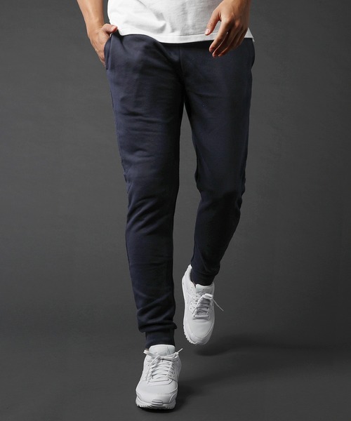 LIL VENDARS（リルヴェンダース）の「Buyer's Select/ストレッチ スキニー ジョガーパンツ スウェットパンツ イージーパンツ トラックパンツ リブパンツ  サイドライン ポンチ ウエストゴム（スウェットパンツ・メンズ・ホワイト/ブラック/ネイビー/グレー/カーキオリーブ/ブラック系その他/グレー系その他/ブルー系その他/チャコール/ブラック系その他2/グレー系その他2/グレー系その他3/ブルー/ピンク/ブラック系その他3/ブラック系その他4/グレー系その他4/グレー系その他5/ブラック系その他5・S/M/L/XL）」の16枚目の写真