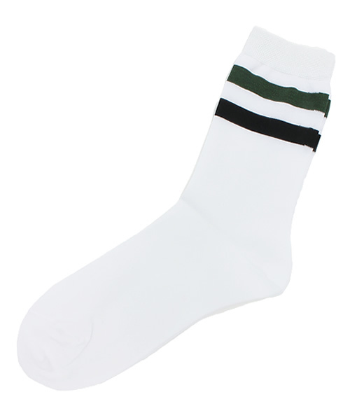 Ray BEAMS（レイビームス）の「Ray BEAMS / 2ライン配色カラーSOX（ソックス/靴下・レディース・その他1/その他2/その他3・ONE SIZE）」の2枚目の写真