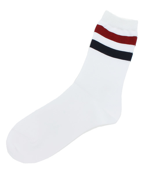 Ray BEAMS（レイビームス）の「Ray BEAMS / 2ライン配色カラーSOX（ソックス/靴下・レディース・その他1/その他2/その他3・ONE SIZE）」の3枚目の写真
