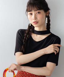 WEGO/チョーカーリブTシャツ