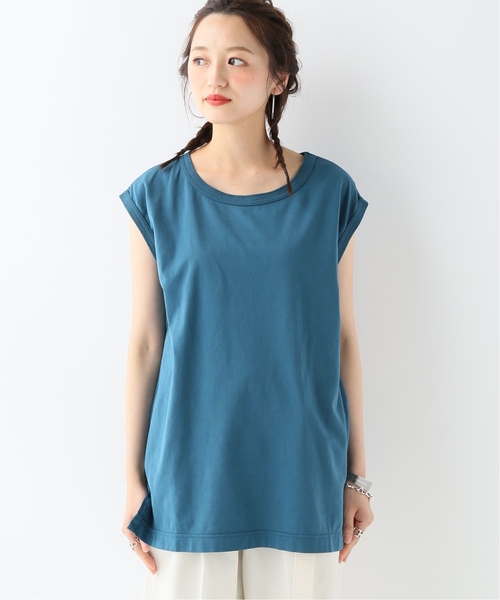 CITYSHOP(シティーショップ)の「シンプルタンク(Tシャツ/カットソー・レディース・ベージュ/オレンジ/グリーン・FREE)」の4枚目の写真