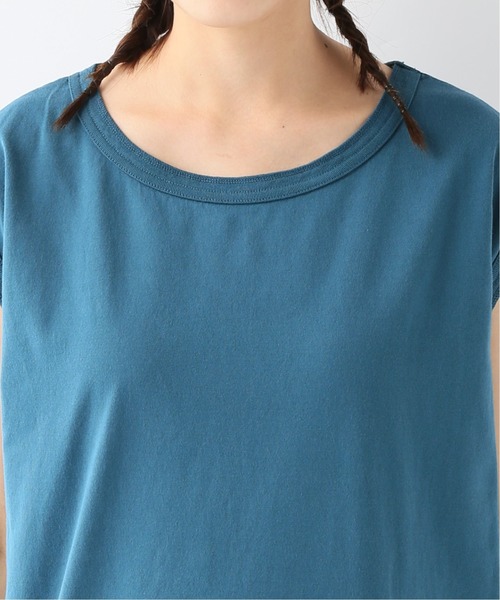 CITYSHOP(シティーショップ)の「シンプルタンク(Tシャツ/カットソー・レディース・ベージュ/オレンジ/グリーン・FREE)」の8枚目の写真