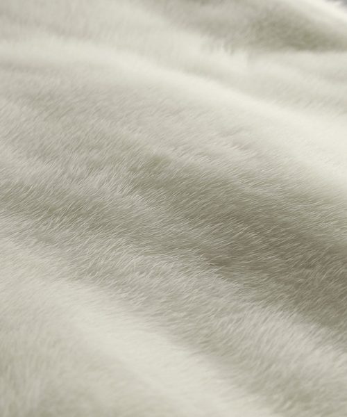 ホワイトミンクファーベスト（ベスト）｜sankyo shokai（サンキョウ