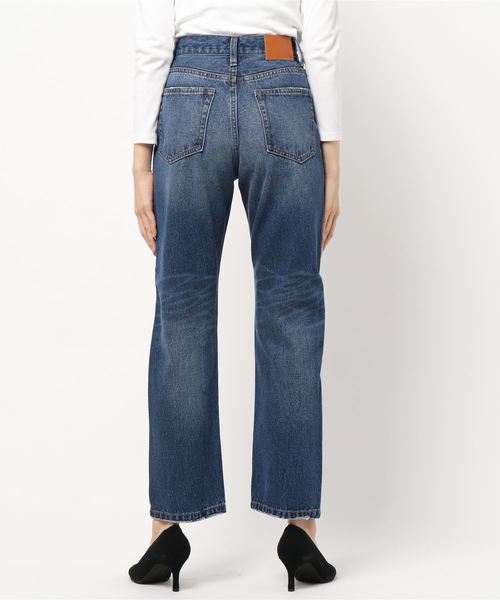 PAGEBOY(ページボーイ)の「クラシックストレート(デニムパンツ・レディース・ネイビー/ホワイト/ブルー・X-SMALL/SMALL/MEDIUM/LARGE)」の7枚目の写真