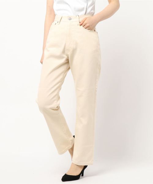 PAGEBOY(ページボーイ)の「クラシックストレート(デニムパンツ・レディース・ネイビー/ホワイト/ブルー・X-SMALL/SMALL/MEDIUM/LARGE)」の12枚目の写真