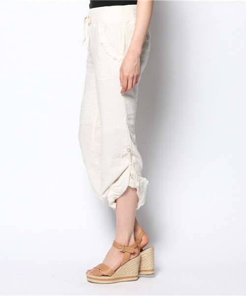 goa（ゴア）の「麻レーヨンバギーパンツストールSET（その他パンツ・レディース・キナリ/ベージュ/オフホワイト/ブルー・FREE）」の18枚目の写真