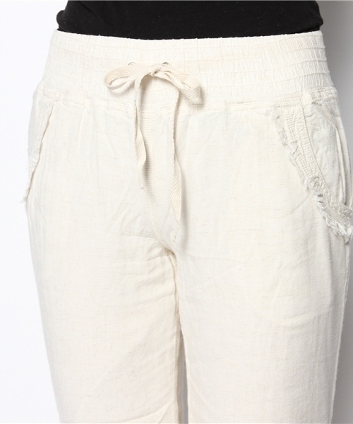 goa（ゴア）の「麻レーヨンバギーパンツストールSET（その他パンツ・レディース・キナリ/ベージュ/オフホワイト/ブルー・FREE）」の8枚目の写真