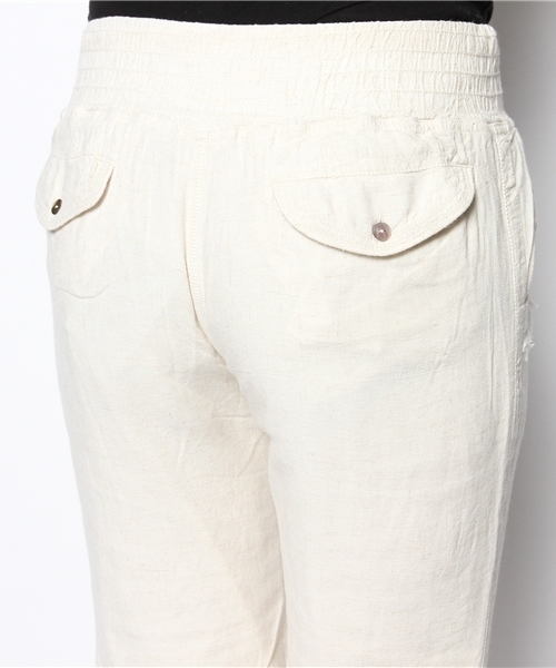 goa（ゴア）の「麻レーヨンバギーパンツストールSET（その他パンツ・レディース・キナリ/ベージュ/オフホワイト/ブルー・FREE）」の9枚目の写真