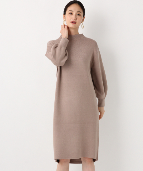 GLOBAL WORK（グローバルワーク）の「3EASYボリュームソデワンピース/842230（ワンピース・レディース・ブラック/オレンジ系その他/ライトベージュ/グリーン系その他3/ダークブラウン・MEDIUM/LARGE）」の20枚目の写真