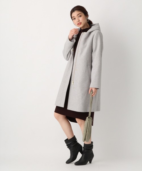 GLOBAL WORK（グローバルワーク）の「3EASYボリュームソデワンピース/842230（ワンピース・レディース・ブラック/オレンジ系その他/ライトベージュ/グリーン系その他3/ダークブラウン・MEDIUM/LARGE）」の22枚目の写真