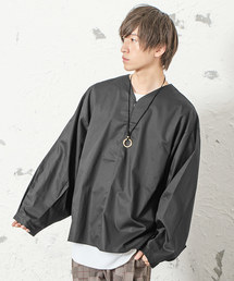 MinoriTY | 【2019秋冬新作】バルーン袖Vネックシャツ(シャツ/ブラウス)