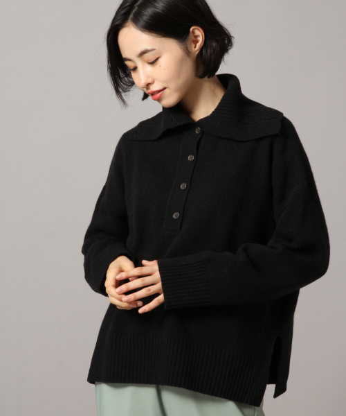 LOWRYS FARM(ローリーズファーム)の「イタリー2WAYプルオーバー 840680(ニット/セーター・レディース・ブラック/グレー/ブラウン/カーキ・FREE)」の11枚目の写真